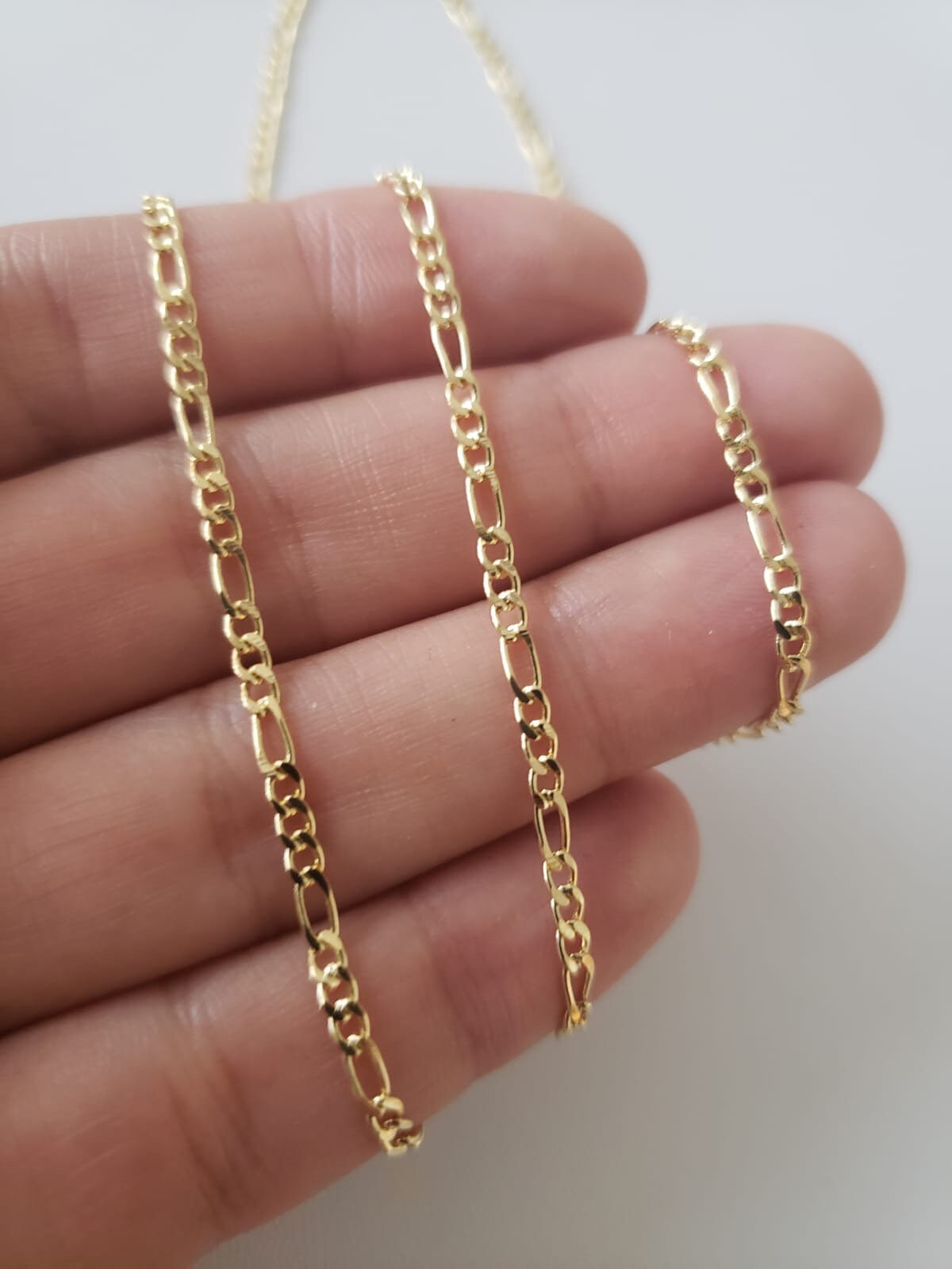 Figaro Chain, 18 K  Gold Filled Necklace, women's Necklace, Jewel…