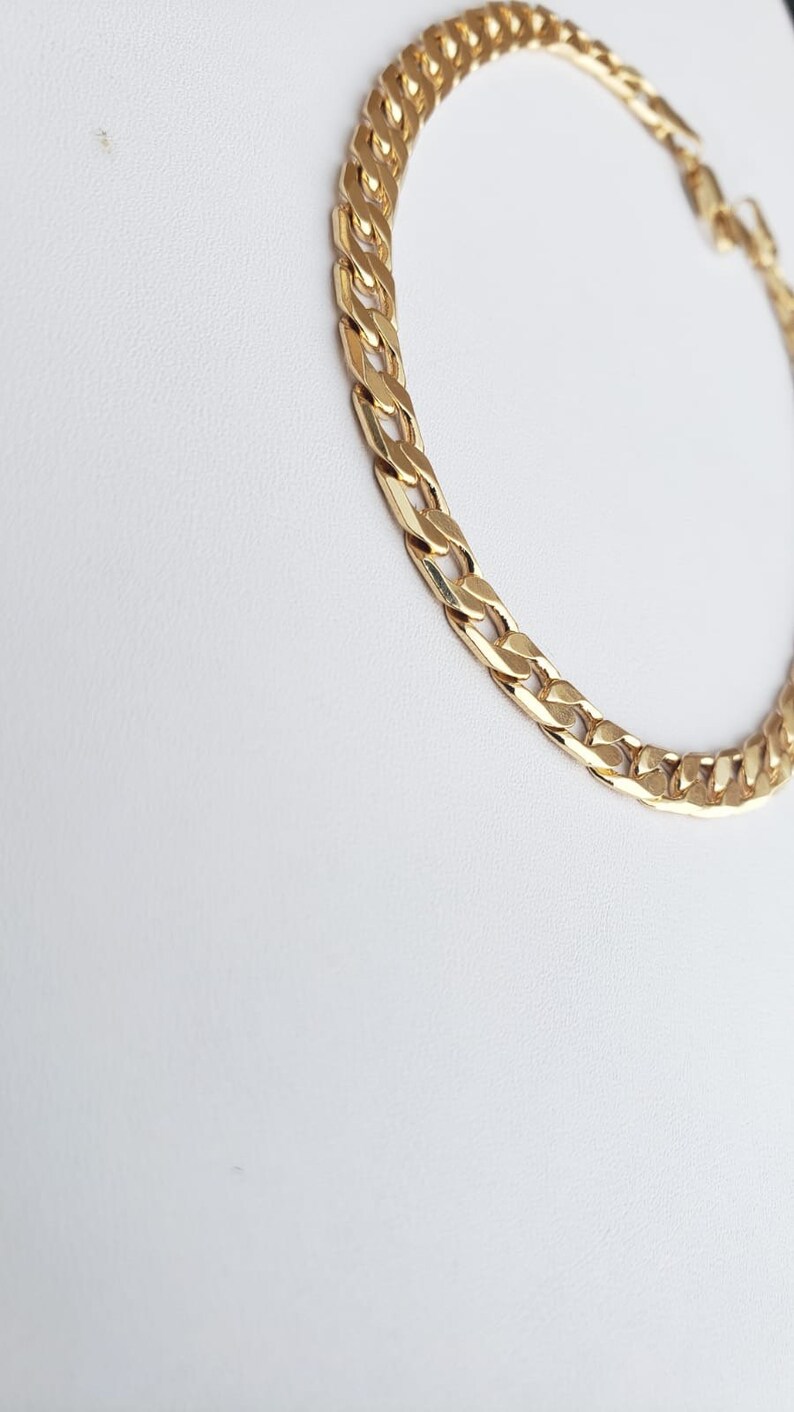 Gold Chain Anklet Thick Gold Chain Anklet 18k Gold Chain Etsy