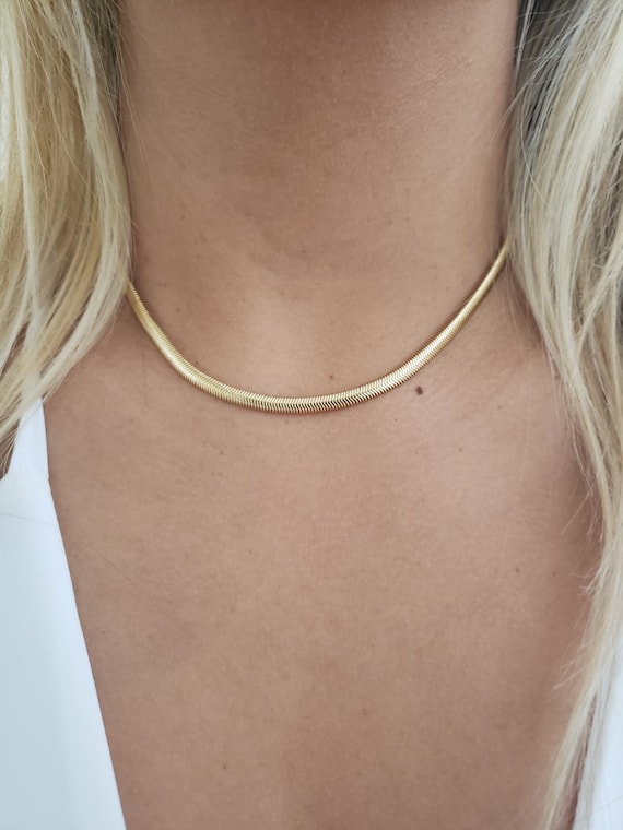 Magic Herringbone Chain 18 K Gold 