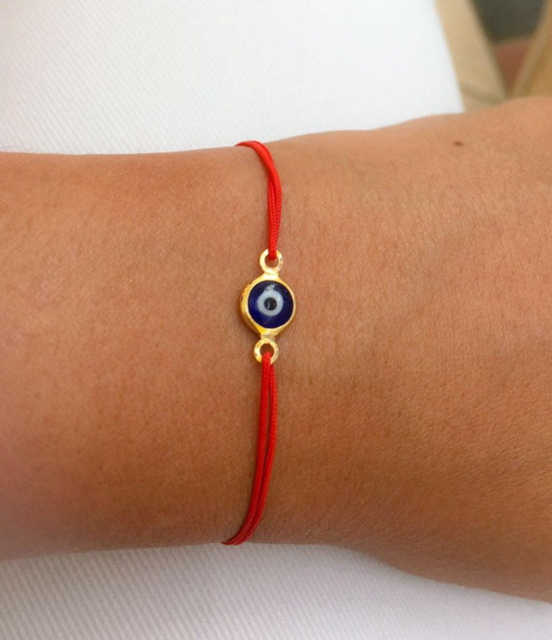 SALE Evil Eye Red Bracelet. Red String Bracelet.kabbalah Etsy