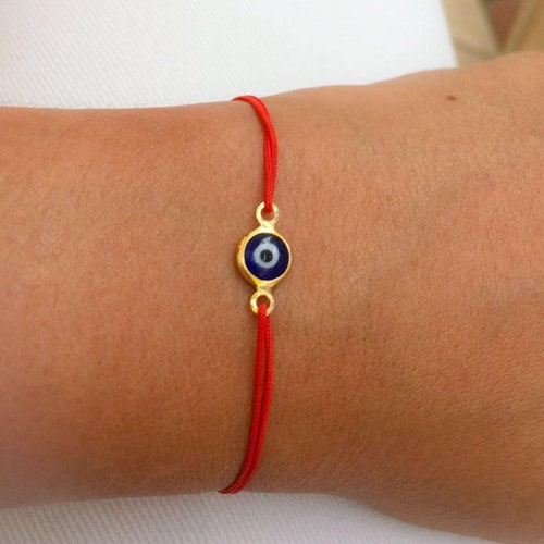 SALE Evil Eye Red Bracelet. Red String Bracelet.kabbalah Etsy
