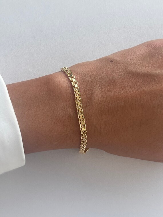 18 karat gold bracelet deals