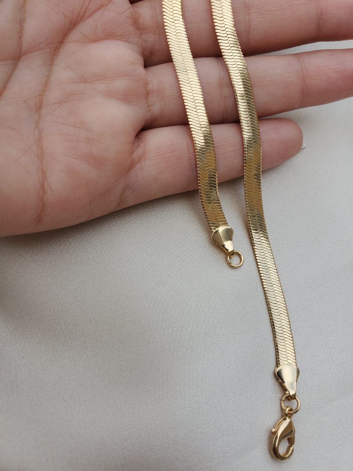 5 MM 18 K cadena serpiente de oro Gargantilla de de - Etsy México