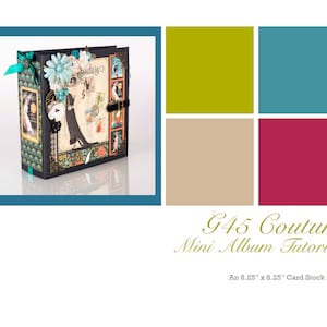 Graphic 45 Couture Mini Album TUTORIAL
