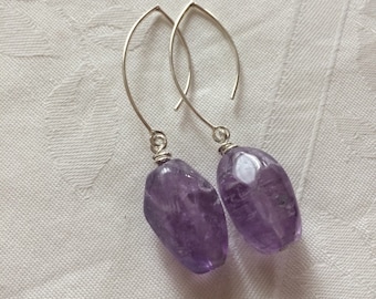 Amethyst Sterling Silver Earrings