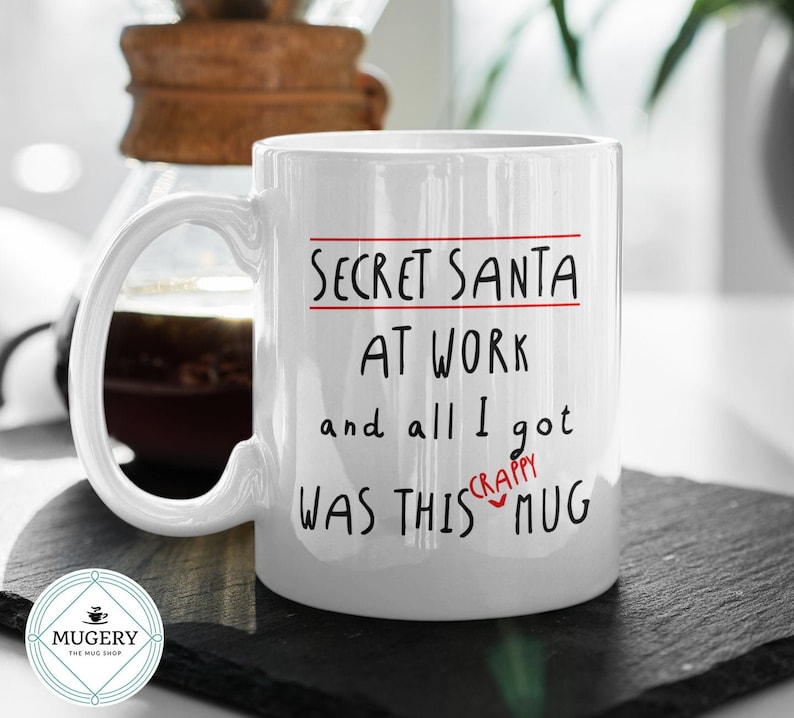 Secret Santa Mug Secret Santa At Work Secret Santa Etsy