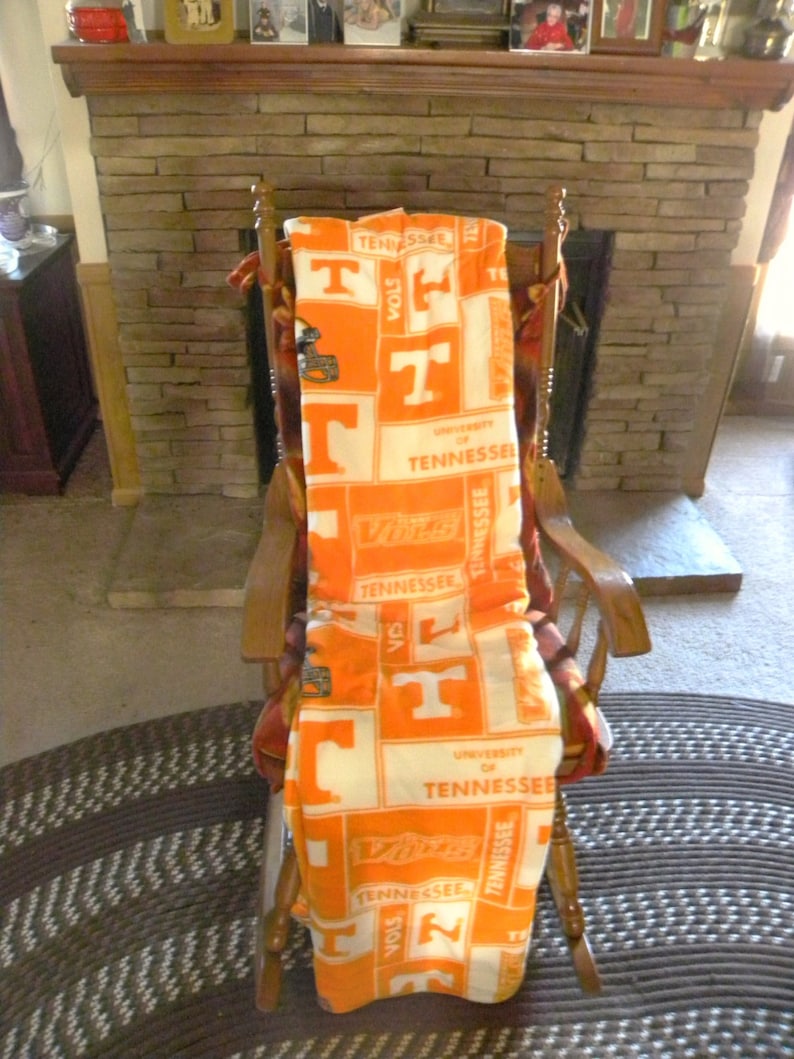 56 X 68 inches Stadium Blanket Tennessee Volunteers Free Shipping Football Fan Gift Fleece Lined University of Tennessee UT