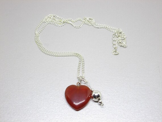 jade heart pendant