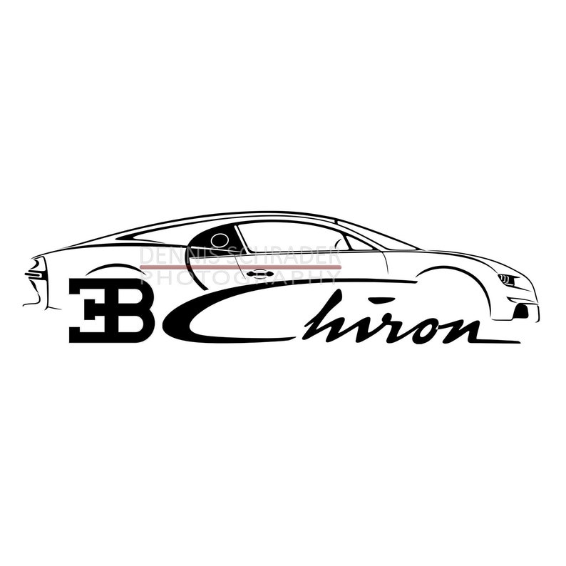 Logo bugatti chiron