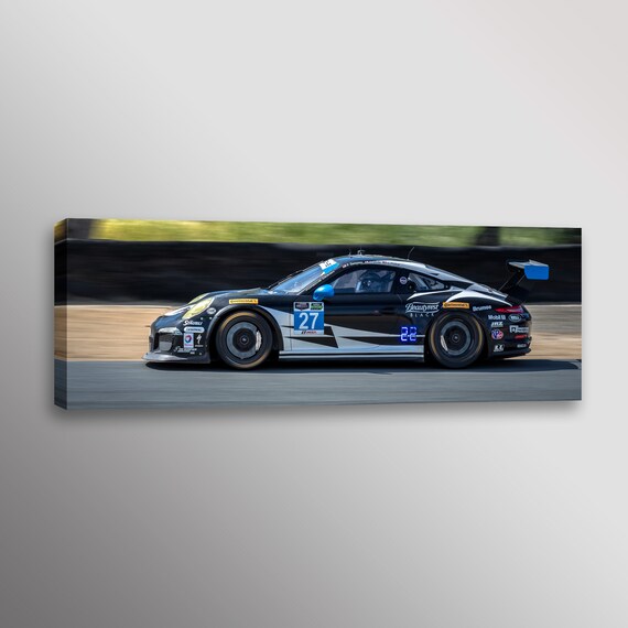 Patrick Dempley Racing Porsche 911 Rsr Laguna Seca Racecar Car Etsy