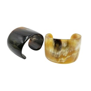 Natural Buffalo Horn Cuff Bracelet