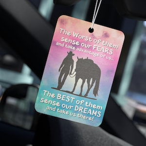 Best Horses Car Air Freshener, Truck Decor, Car Scent, Air Freshener, Horse Owner, Horse Trainer, Horse Gift, Cowgirl Horse, Riding Horses