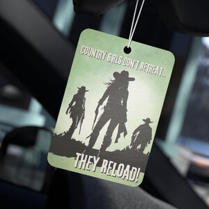 Country Girl Car Air Freshener, Truck Decor, Car Scent, Auto Air Freshener, Horse Owner Gift, Horse Trainer Gift, Horse Gift, Cowgirl Gift