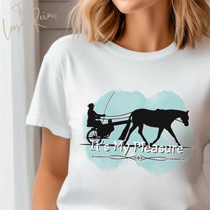 To moja przyjemność! - Męski koń do jazdy konnej, koszulka unisex dla miłośników koni, koszulka dla miłośników koni, koszulka z koniem, prezent dla właściciela konia