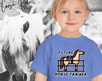 Future Western Horse Trainer -Toddler Horse T-shirt, Horse Girl Shirt, Horse Boy Gift, Horse Love Shirt, Horse Owner Gift, Horse Show Shirt