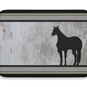 Halter Horse, Rustic Laptop Sleeve for Horse Owners, Horse Trainer Gift, Horse Show Registration Papers, Horse Gift, Mare, Gelding, Stallion