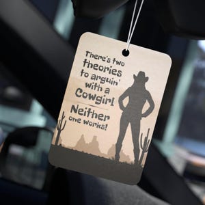 Strong Cowgirl Gift, Car Air Freshener, Truck Decor, Car Scent, Horse Owner, Horse Gift, Rodeo Cowgirl, Farm Tough, Horse Girl, Horse Friend
