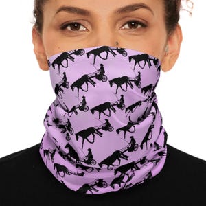 Pferd Neck Gaiter, Pferdegesichtsmaske, Vergnügen beim Fahren (weiblich), Pferdearbeit-Neck-Gaiter, Pferdeliebhaber, Warenkorb Pferdebesitzer, Pferdetrainer Geschenk