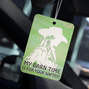 Horse Barn Car Air Freshener, Truck Decor, Car Scent, Auto Air Freshener, Horse Owner, Horse Trainer, Horse Gift, Rodeo Gift, Horse Riding