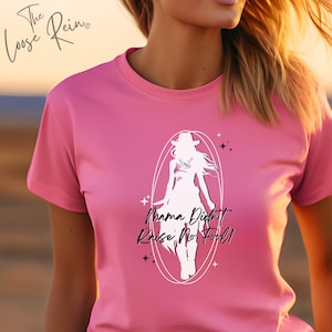 Mama Didn&#39;t Raise No Fool! - Unisex Horse Shirt, Rodeo Shirt, Gift for Horse Owner, Horse Shirt, Cowgirl Horse T-shirt, Horse Show Shirt