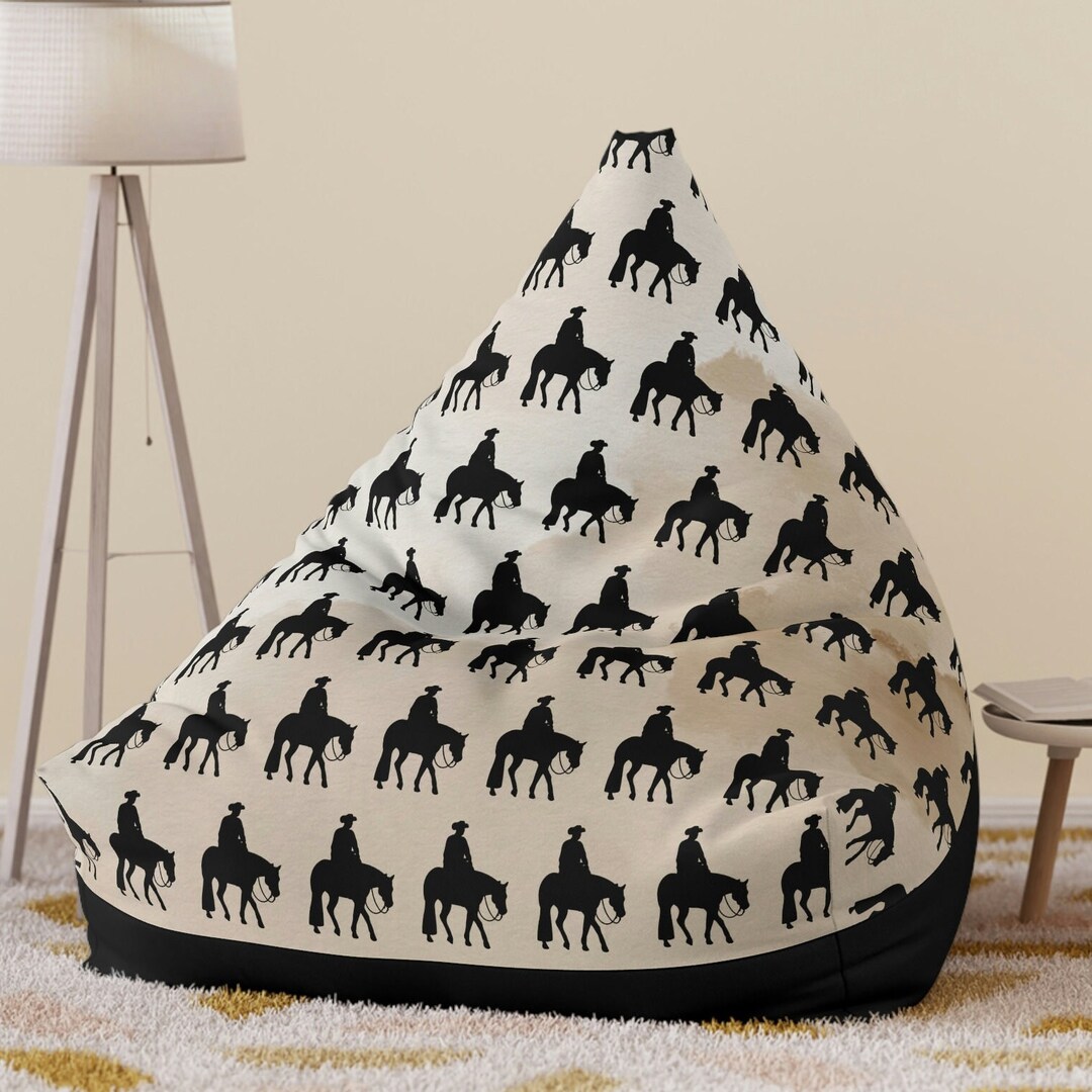 Western Pleasure Horse Bean Bag Chair COVER Etsy