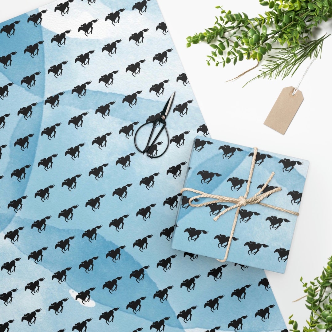 Horse Racing Horse Wrapping Paper - Etsy