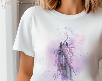 Schönheit und Anmut - Pferdeliebhaber Tshirt, Unisex T-shirt, Pferd Shirt, Horse Show Shirt, Geschenk für Pferdebesitzer, Pferd Mädchen Geschenk, Rodeo Shirt
