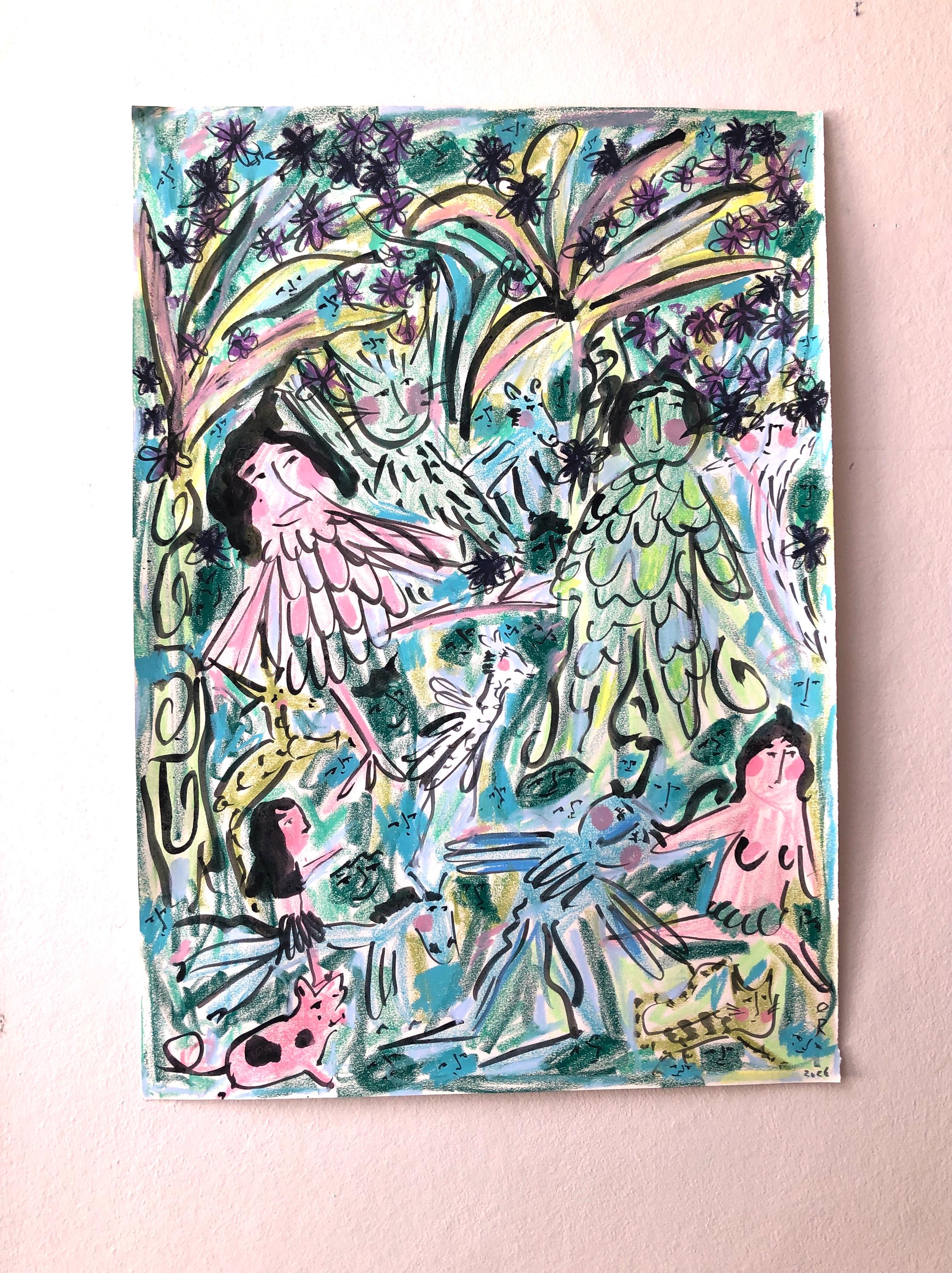 パステル画＆イラスト - Etsy 日本