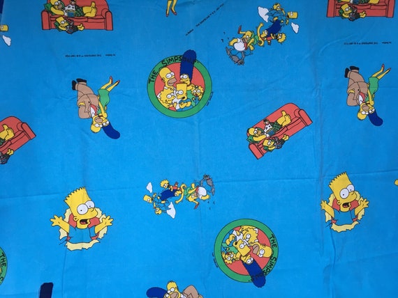 The Simpsons Duvet Cover And Pillow Case Copyright 1997 Etsy