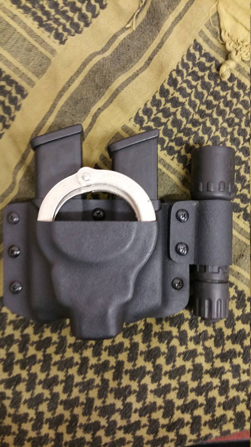 Kydex mag and handcuff holder hotsell