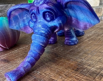 Circus Elephant | 3d Printed | Articulated Flexible | Custom Fidget Toy