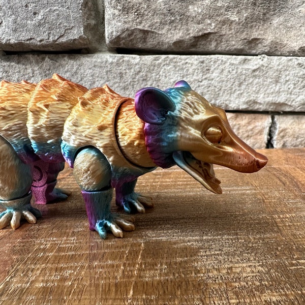 Opossum | 3D Printed  | Articulated Fidget | Custom Figurine