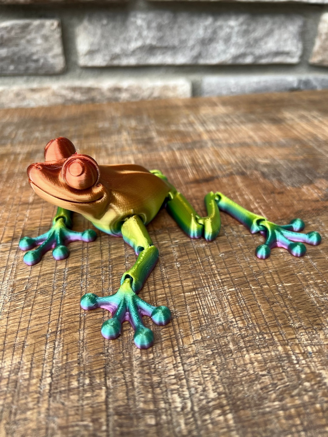 A realistic frog, 1.5 colorful, vibrant, by