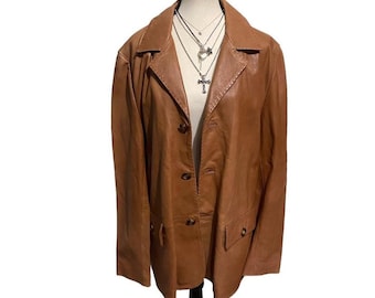 Vintage Wilsons Leather Brown Leather Coat