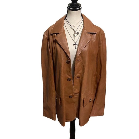 Vintage Wilsons Leather Brown Leather Coat