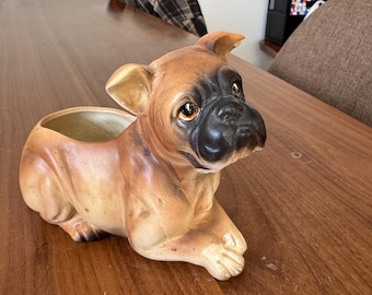 Free shipping! Boxer pot circa 1960s