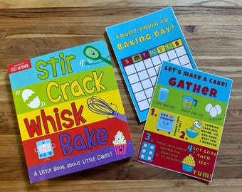 Stir Crack Whisk Bake Printable | Kids Baking Activity | Preschool Book Companion | Read & Bake Printable