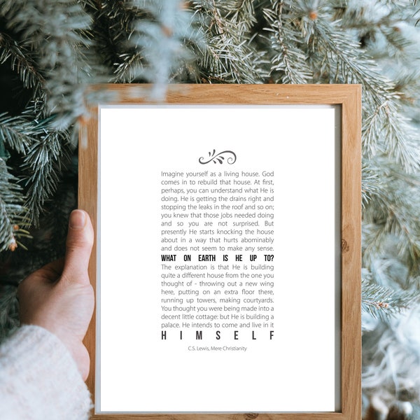 Cs Lewis Living House Etsy