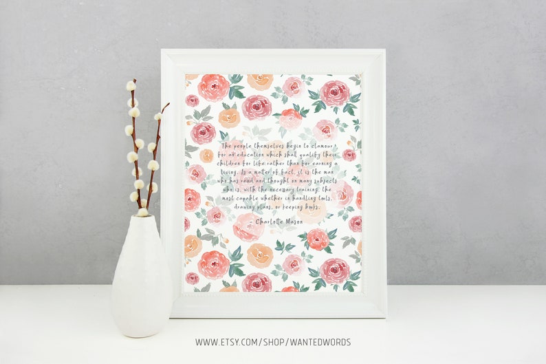 Charlotte Mason Set of 8 Printable Bundle Lot | Encouraging Homeschool ...