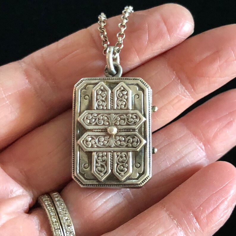 antique french locket