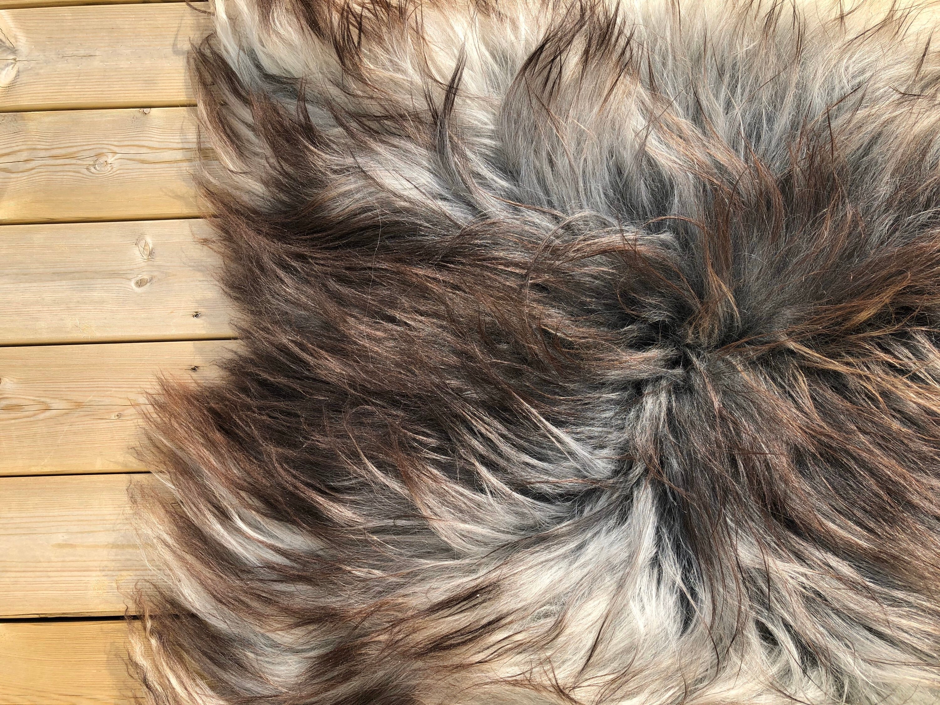 Long haired Sheepskin natural rug supersoft pelt rugged throw from