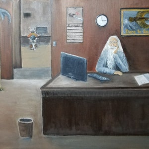 Humorvolle Zaubererkarte [4er-Set]-Gandalf Karte, Mittelerde Karte, Bürokarte, Lustige Karte, Büro Drudgery Karte, Inspirierende Karte
