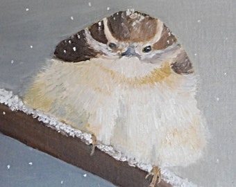 Wren Card [Set of 4], Winter Card, Bird Card, Friend Card, Sympathy Card, Wildlife Card, Snowy Card, Thank You Card, Greeting Card