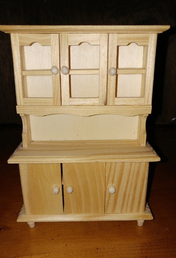unfinished wood dollhouse furniture