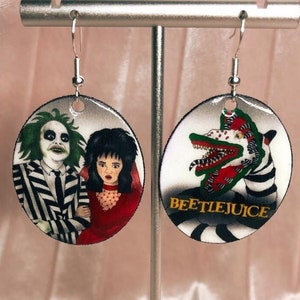 Beetlejuice Earrings