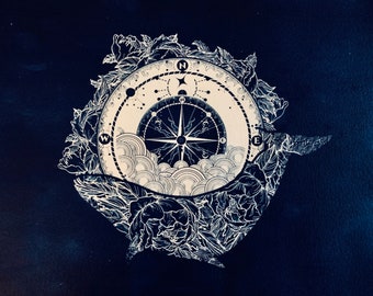 Compass Rose Etsy
