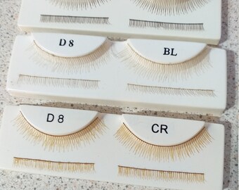 Auburn Wispy Upper /& Lower Doll Eyelashes