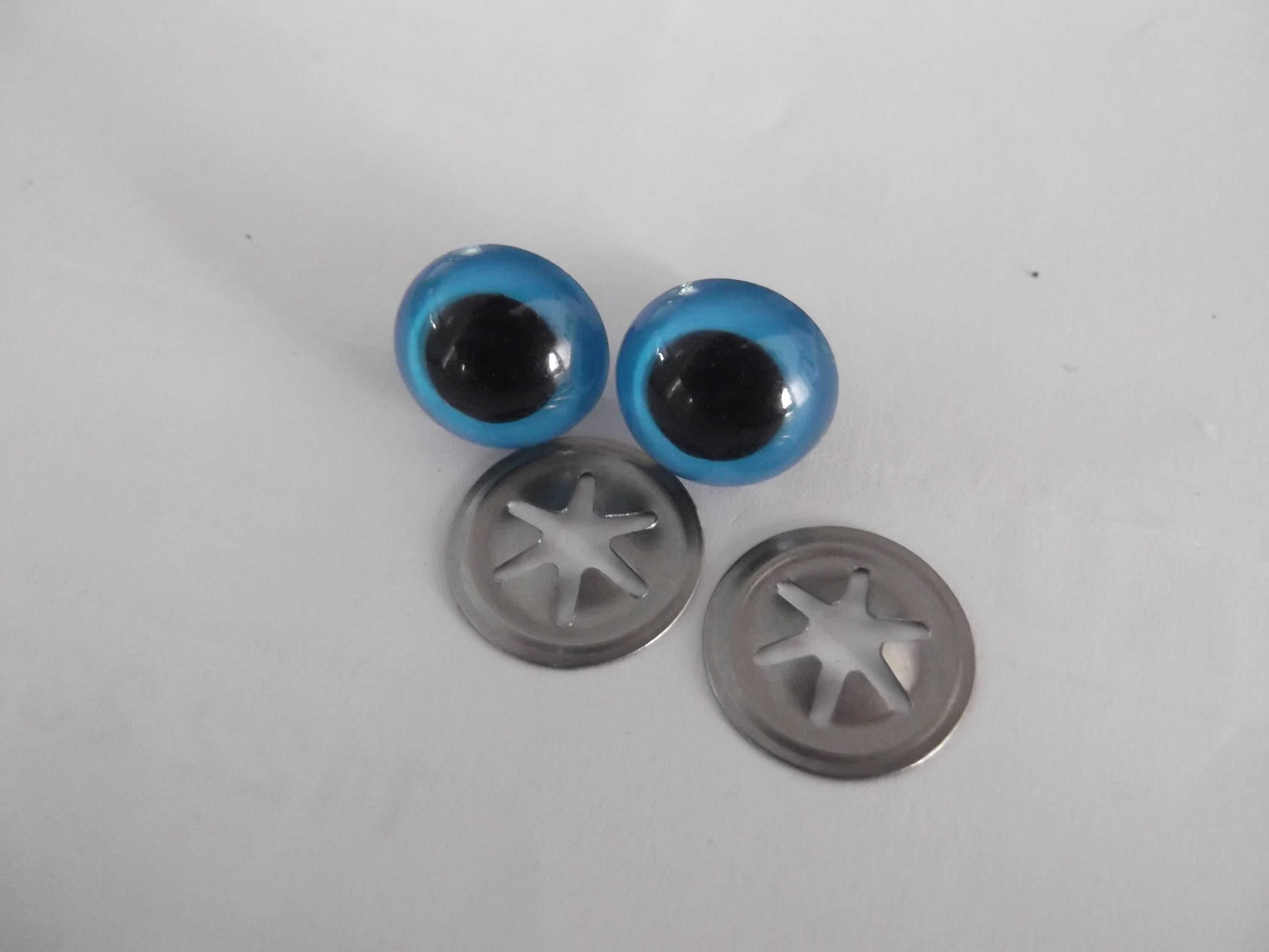 100 Pezzi Occhi Di Sicurezza Burattinai In Plastica Nera Con