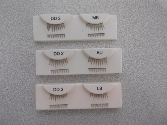 Auburn Wispy Upper /& Lower Doll Eyelashes
