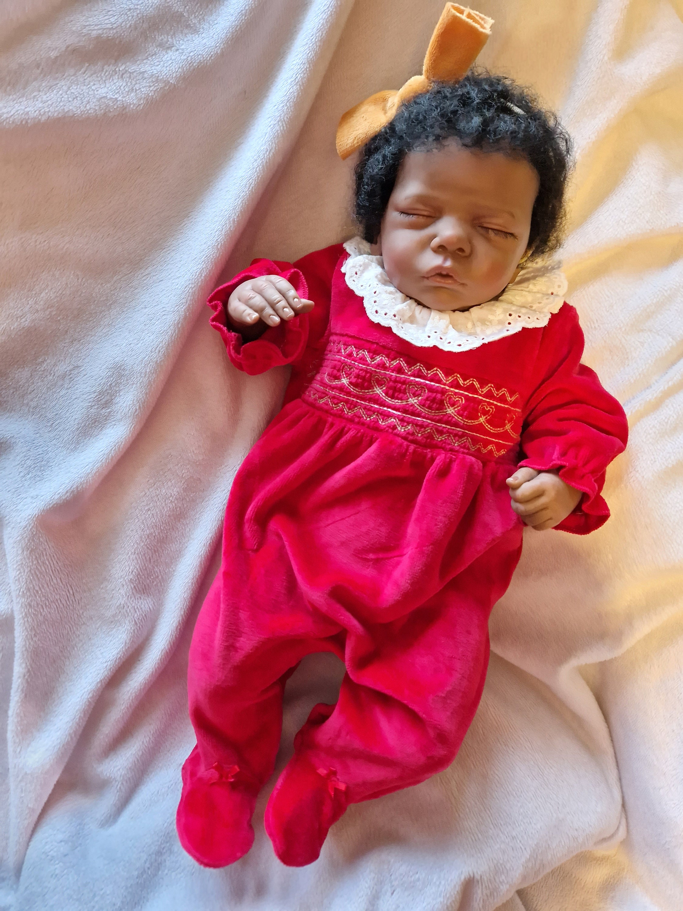 Paradise Galleries African American Reborn Baby Doll Daisy May